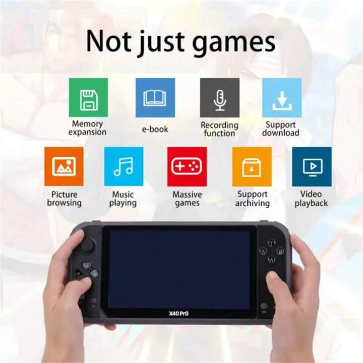 ポータブルゲーム機 7インチ レトロ Pspアーケード風 全10,000