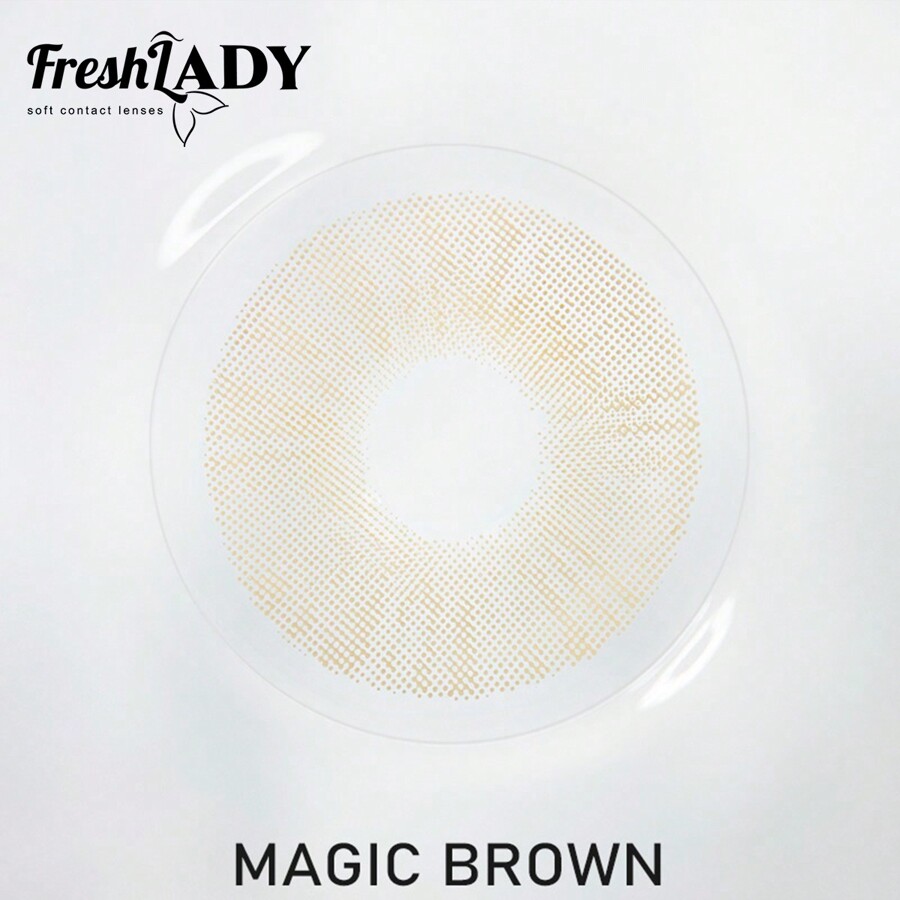 FRESH LADY Freshlady Magic Brown 14.2mm Colored Contact Lenses 1 Year