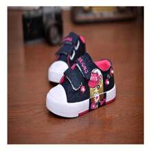 Tenis para niñas - azul real - Ver 2