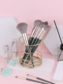 1入組鐵藝化妝掃架 - 金色 - 查看 5