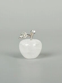 1 Piece Of Small Apple Crystal Carving, Healing Crystal Home Decoration - little apple - View 7