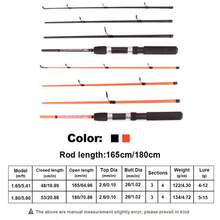 Ftk 四節旋轉釣竿,brute Tuff 复合石墨和玻璃纖維構成的杆芯,不銹鋼導環帶鋯石尖,石墨色打擊尖 - 黑色 - 查看 9