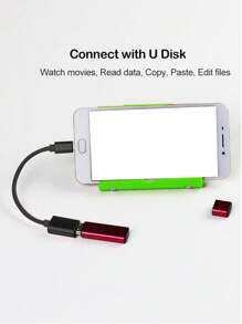 USB C To USB Adapter,Typec C To USB Adapter,USB C Male To USB A Female ,USB 3.0 OTG Adapter Typec-C To USB Adapter Compatible With Lalptop / Tablet / Smartphone With A USB Type-C Port. - Black - View 5