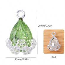 10pcs/pack Random Color Zinc Alloy Vintage Hollow Out Pendant, Baroque-style Diy Jewelry Making Accessories For Bracelet, Necklace, Earrings, Hair Accessories, Headband, Bridal Wedding Dress, Shoes, Bags, Collars, Keychain, Window Curtain Decoration, 20*13mm