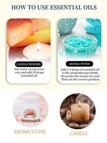 10毫升油溶性香氛精油，适用于香薰机、蜡烛制作、芳香疗法 - 3瓶 - 查看 4