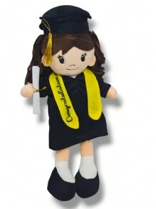 Peluche Graduación Toga Y Birrete Niña Niño - Rosa - Ver 1