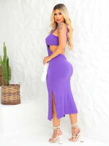 Women Dresses - Bụi tím - Xem 2