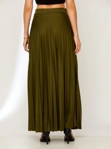 Women Skirts - Armé Grön - Visa 5