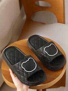 Indoor Outdoor Slippers EVA House Slip On Cloud Slides My Slippers For Men - Black - View 2