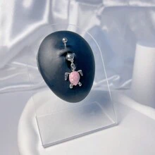 1pc Turtle Decor Navel Belly Ring Stainless Steel Fashion Punk Perfect Piercing For Women & Men Body Jewelry Gift - Multicolor - View 28
