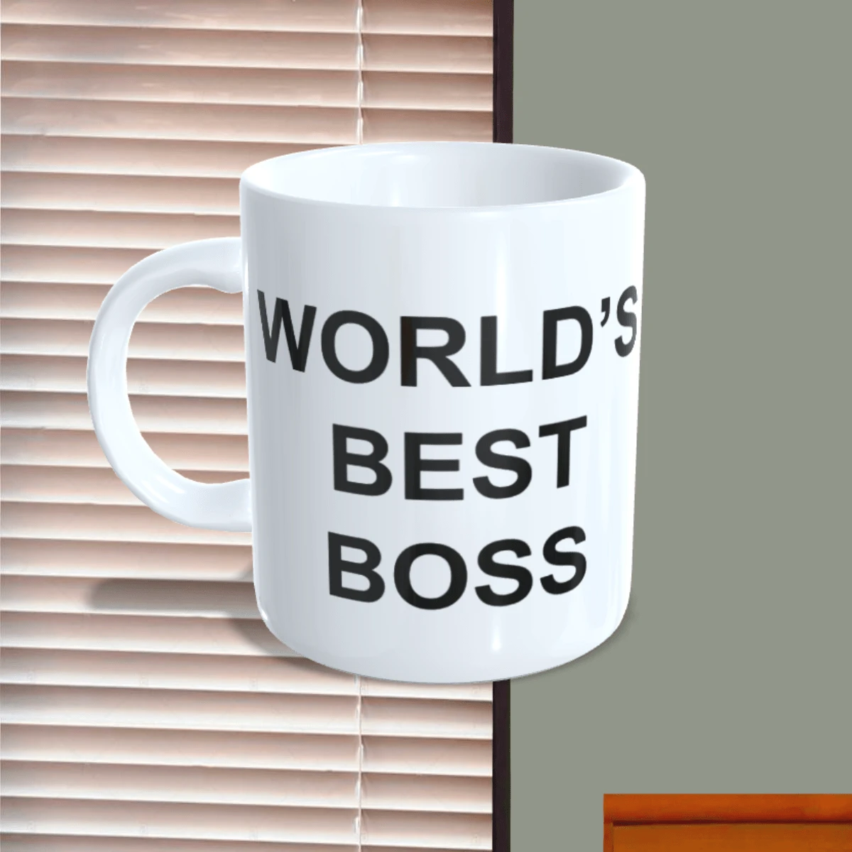 Taza The Office World's Best Boss. El Mejor Jefe Michael - Blanco - Ver 1