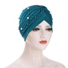 Paquete de 4 gorros para mujer, gorro de quimioterapia, quimioterapia contra el cáncer, pérdida de cabello, mujeres - Multicolor - Ver 6