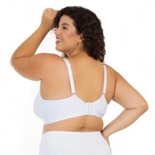 Plus Size Bras & Bralettes - White - View 4