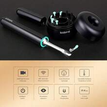 BEBIRD X17 Pro Ear Wax Removal Camera Endoscope, All Aluminum Body H-Speed WiFi 6 Axis Intelligent Gyroscope Safe Professional 1080p Smart Visual Ear Cleaner With Camera For Kid Adult PetSPP-Global-Pro-US