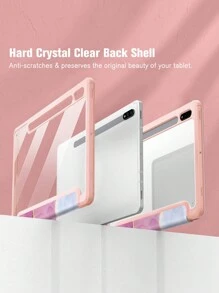 Compatible With Samsung Galaxy Tab Case Compatible With Galaxy Tab A9 Plus Case For Tab S9 Plus S9 FE S9 S8 Plus S8 S7 Plus S7 FE S7 S6 Lite Cover - White - View 3