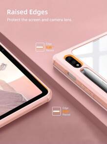 Compatible With Samsung Galaxy Tab Case Compatible With Galaxy Tab A9 Plus Case For Tab S9 Plus S9 FE S9 S8 Plus S8 S7 Plus S7 FE S7 S6 Lite Cover - White - View 7