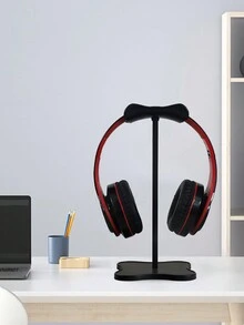 1個可拆卸掛式耳機架,適用於電競或音樂耳機展示 - 黑色 - 查看 2