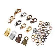 80pcs/set Lobster Clasp & Connector Single Loop Mixed Kit For Diy Making Bracelet, Necklace - Set - View 5