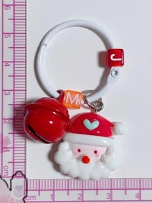 可愛的聖誕主題杯子,襪子,鈴鐺,鑰匙扣,ins風格禮物套裝,適用於十幾歲的女孩,具有隨機字母形狀的聖誕老人,聖誕樹,雪人裝飾