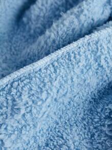 1入款提花紋沙發坐墊套，現代風格實色防寵物拉鍊沙發套，適用於L型/單、雙、三、四人位沙發（分開銷售） - 藍色 - 查看 10