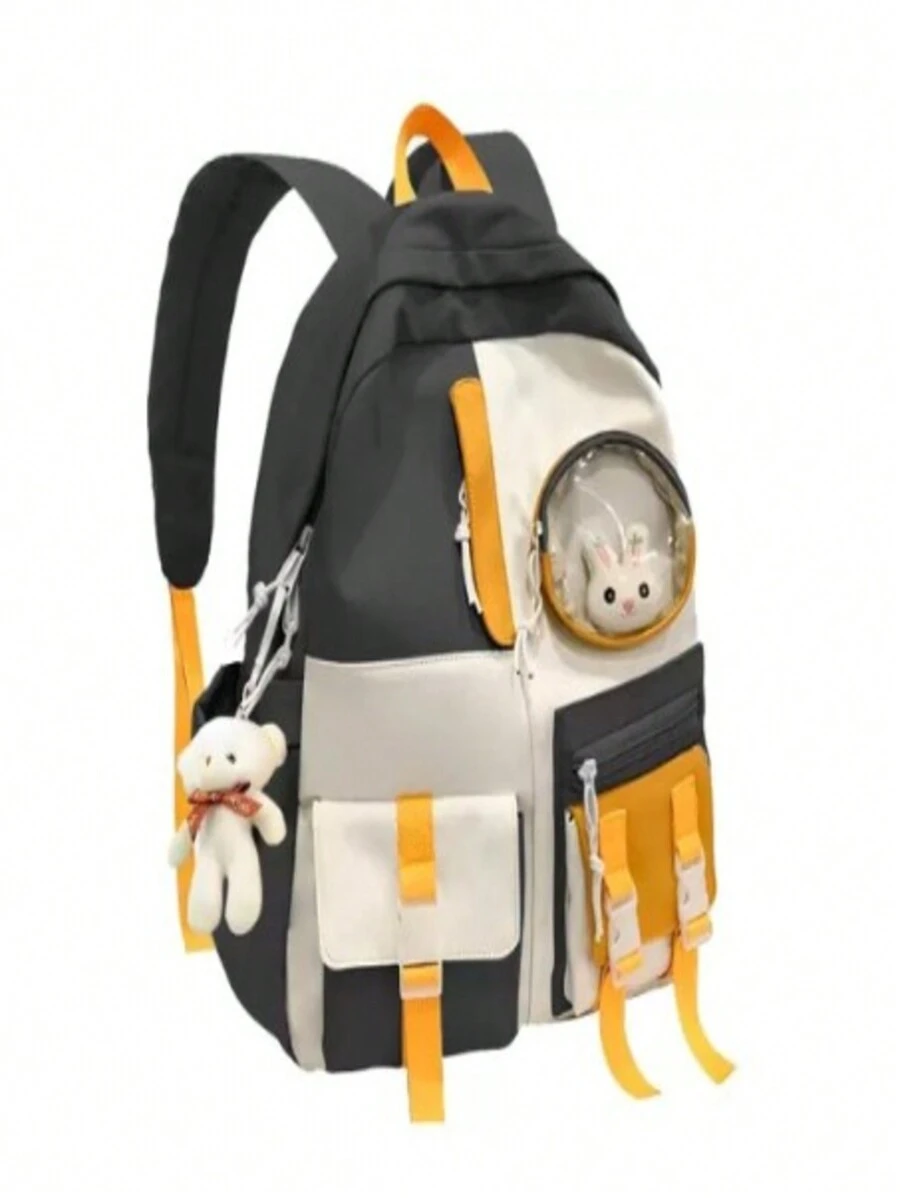Women Fashion Backpacks - 黑色 - 查看 1