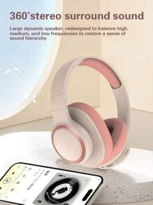 Reletech Wireless headphones for noise reduction, esports headphones, music headphones, ultra long battery life