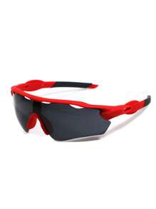 Sports Glasses Exercise Glasses Sports Glasses Sports Glasses Ideal For Running Or Outdoor Activities - 紅色 - 查看 1