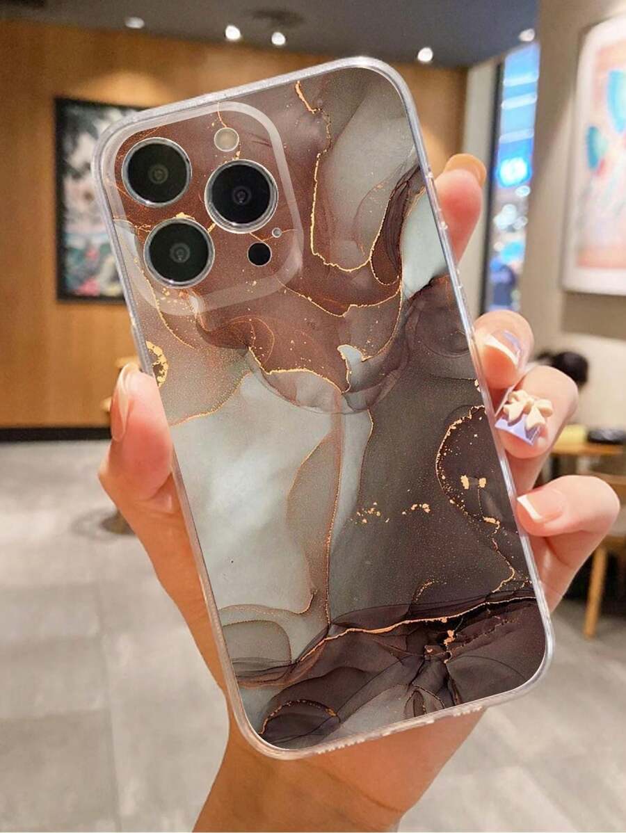 Marble Pattern Phone Case - Multicolor - View 1