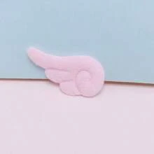 10入組/套雙面絨毛小天使翅膀 Diy 髮夾髮飾頭飾珠寶配件,適用於鞋子、襪子、蛋糕、卡片插入裝飾 - 咖啡棕 - 查看 11