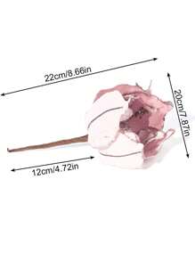 1PC Simulation Flowers Pendant Drop Ornaments Glitter Champagne Red Flower Party Home Garden Decor, Table Decoration, Centerpieces, Artificial Flowers, Plastic Flowers, Valentine Day, Gift