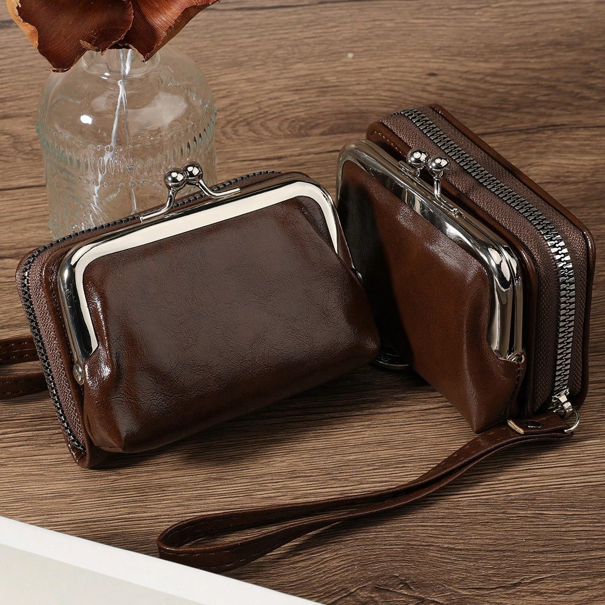 Women Wallets Short Pu Leather S Zipper & Hasp Multifunctional Large Capacity Bag Coin Card Holders Lightweight Fashion Modern Business ZipperCredit Card Business Casual Teachers' Day Teacher Gifts For Anniversary For Birthday Gift For Lady For Female White-Collar Workers Wristlet Wallet For Women Wallet Purse Wallet Small Wallet