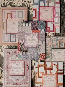 CANDY POETRY 30張輕量紙質紙墊,巴洛克王國系列,復古花卉剪貼簿裝飾紙