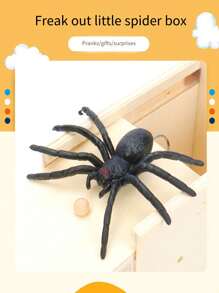Novedoso Juguete De Araña Del Bromista Para Bromas Prácticas - Negro - Ver 6