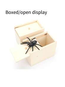 Novedoso Juguete De Araña Del Bromista Para Bromas Prácticas - Negro - Ver 4