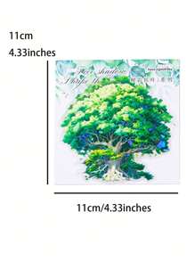 1pack/10pcs Pet Forest Scenery Decorative Stickers For Diy Journaling Back To School - Multicolor - View 6
