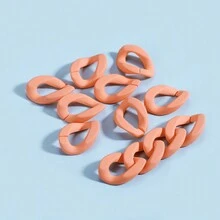 5pcs/pack Multicolor Oval Frosted Acrylic Chain Links For Connecting And Diy Jewelry Making Materials - Type B acrylic broken chain - View 15