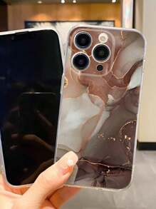 Marble Pattern Phone Case - Multicolor - View 3