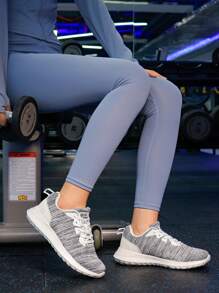 STQ Womens Water Resistant Walking Shoes With Arch Support Athletic Tennis Sneakers - 混合白 - 查看 1