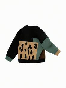 Balabala Young Boy 多色保暖针织衫 - 綠色 - 查看 5