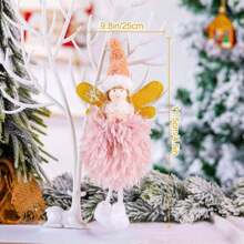 3入組天使娃娃掛墜,聖誕娃娃掛飾,適用於聖誕、新年、生日派對、婚禮、情人節裝飾