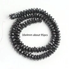 心形、圓柱形、v形赫瑪石散珠、嵌縫珠和吊飾,適用於diy首飾製作,如項鍊、手鐲等用品