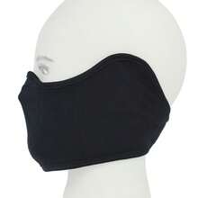 1pc Thermal Lined Polyester Black Outdoor Cycling Face Mask - Black - View 4