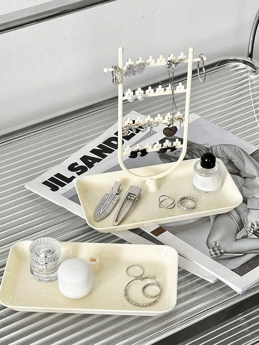 1 件創意壓克力珠寶展示架,適用於項鍊、手鍊、耳環和其他配件