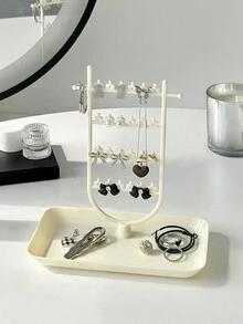 1 件創意壓克力珠寶展示架,適用於項鍊、手鍊、耳環和其他配件