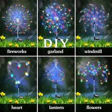 太陽能煙火燈、太陽能花園燈,8種照明模式60/90/150/200led太陽能煙火燈戶外防水煙火太陽能串燈,適用於花園露台、萬聖節、聖誕節、婚禮裝飾、牆面裝飾、旅行、野營、派對,是聖誕節生日禮物的絕佳選擇 - 冷白/暖白/彩色庭院燈 - 彩色 - 查看 5