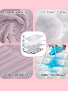 Koala Store Mattress Protectors & Encasements - 淺粉色 - 查看 4