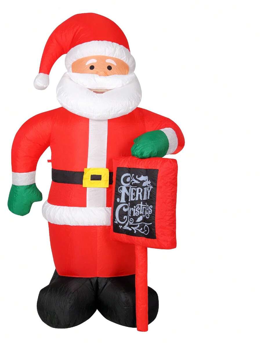 1 Miếng 180CM Bơm hơi Giáng sinh Chào mừng Dấu hiệu Ông già Noen Đồ trang trí - quy định châu Âu - Xem 1