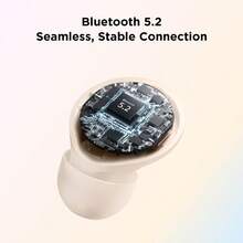 1MORE ColorBuds 2 耳機降噪，24小時播放時間，無線5.2 運動防水，可調式 ANC 模式，個性化音效 - 金色 - 查看 6