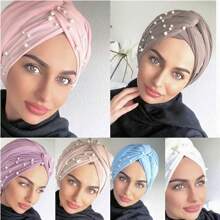 Paquete de 4 gorros para mujer, gorro de quimioterapia, quimioterapia contra el cáncer, pérdida de cabello, mujeres - Multicolor - Ver 2