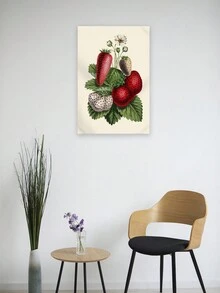 1pc Fruit Tapestry, Botanical Wall Hanging Decor - Orange - View 1